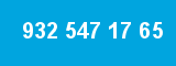 932 547 17 65 932 547 17 65